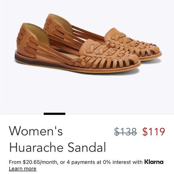 Nisolo Brown Huarache Sandals - Picture 1 of 4